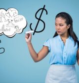 woman-drawing-air-symbols-dollar_1134-462
