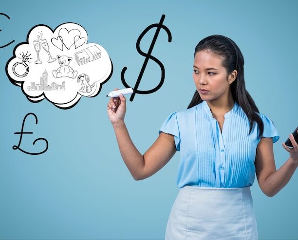 woman-drawing-air-symbols-dollar_1134-462