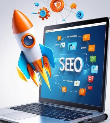 3d-seo-optimization-with-rocket-marketing-social-media-concept-interface-web-analytics-strategy-research-planing-laptop-3d-seo-strategy-vector-icon-render-illustration_1254992-63459